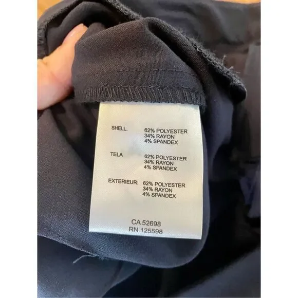 Ellen Tracy NWT navy trouser Betty pant 12p - Picture 9 of 12